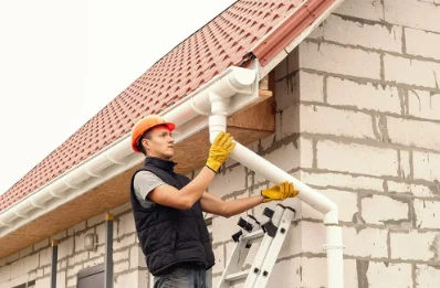 Pose et remplacement de gouttières à Allaire